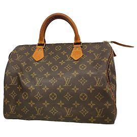 Louis Vuitton Monogram Speedy 30 Handtasche Braun
