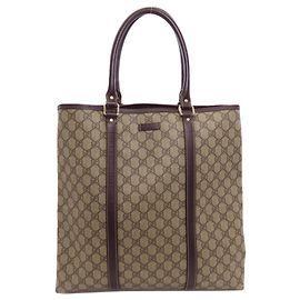 Borsa Tote Gucci GG Supreme Marrone