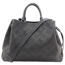 Louis Vuitton Mahina Bella Handbag Black