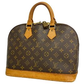 Borsa a mano Louis Vuitton Alma Monogram Marrone