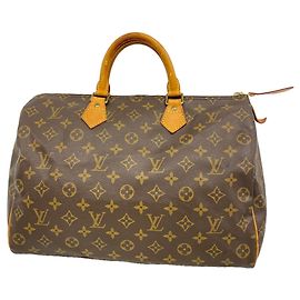 Bolso Louis Vuitton Monogram Speedy 35 Castaño