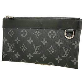 Louis Vuitton Monogram Eclipse Pochette Discovery PM Black