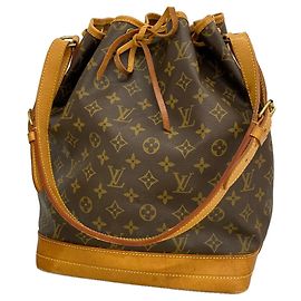 Louis Vuitton Monogram Noe Shoulder Bag Brown