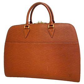 Louis Vuitton Epi Sorbonne Briefcase Brown