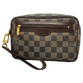 Louis Vuitton Damier Pochette Bi-Macao Clutch Tasche Damier ebene
