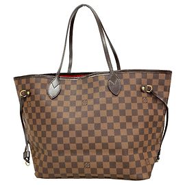 Sac cabas Louis Vuitton Damier Neverfull MM Damier ebène