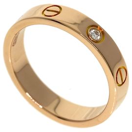 Bague Mini Love Cartier en or rose 18K Doré
