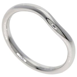 Autre Marque Tiffany & Co. Platinum Curved Band Ring Other