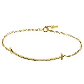Autre Marque Pulsera Tiffany & Co. T Smile Small Diamantes Otro