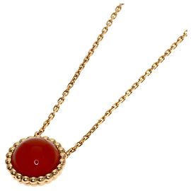 Colar Van Cleef & Arpels Perlee Couleurs Cornalina Dourado