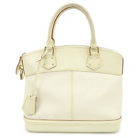 Louis Vuitton Suhali Lockit Leather PM Branco