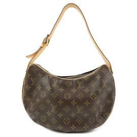 Louis Vuitton Croissant Monogram Canvas MM Marron