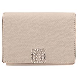 Cartera Trifold Loewe Gris Claro Gris