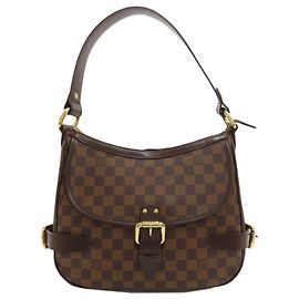 Bolsa de Ombro Louis Vuitton Highbury Marrom Damier ebene