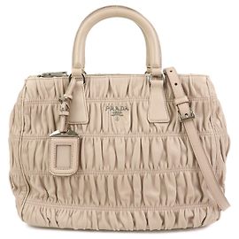 Prada Gaufre Nappa Leather Small Beige
