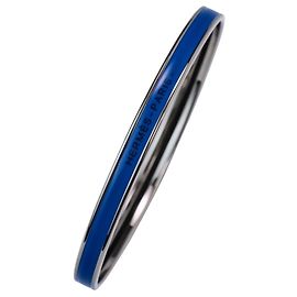 Hermès Hermes Blue Enamel Charm Bracelet Blue