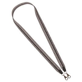 Hermès HERMES Bandoulière Sangle Caval Shoulder Strap Negro Blanco