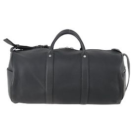 Louis Vuitton Aerogram Keepall Bandouliere Leather 50 Black