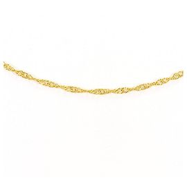 Autre Marque Collar de oro amarillo de 24K Dorado