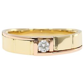 Autre Marque 14K Gold Band Ring Set with Cubic Zirconia Golden