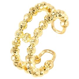 Autre Marque Brinco Ear Cuff elegante em ouro amarelo 18K Dourado