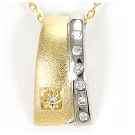 Autre Marque Collana in oro giallo 18K e platino con diamante D'oro Altro