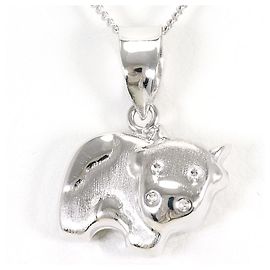 Autre Marque Collar de oro blanco de 18K Dorado