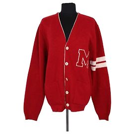 Autre Marque Cárdigan Merci de lana rojo Roja