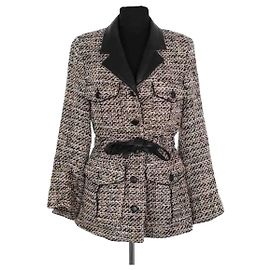 Abrigo de tweed beige The Kooples Beige