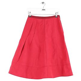 Gonna Louis Vuitton in lino rossa Rosso