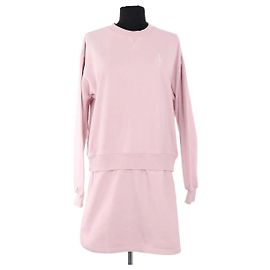 Robe rose en coton JW Anderson Rose