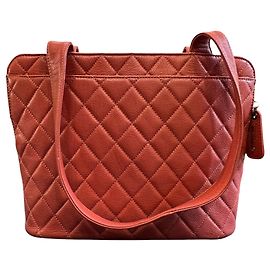 Bolso Tote Chanel CC Acolchado de Caviar 1994 Otro