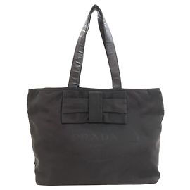 Borsa Tote Prada Fiocco Nero
