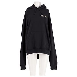 Autre Marque HIGHSNOBIETY Schwarzer Baumwoll Hoodie mit Logo Schwarz