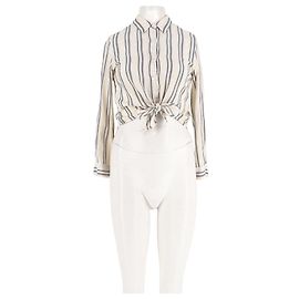 Autre Marque Camicia di cotone bianca Bianco