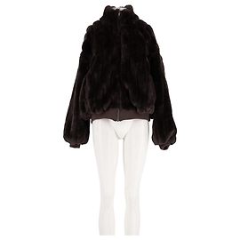 Autre Marque Kurzer Dufflecoat braun Braun