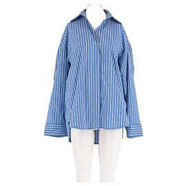 Autre Marque Blaues Baumwollhemd Blau