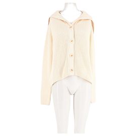 Autre Marque Cardigan ROWIE en coton blanc Blanc