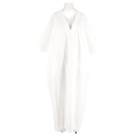 Autre Marque Weißes Baumwollkleid Weiß