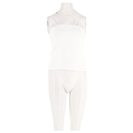 Autre Marque Top cropped branco sem mangas ANEMOS Branco