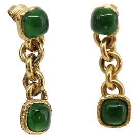 CHANEL Earring metal Gold Tone CC Other