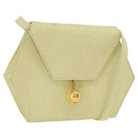 Céline CELINE Star Ball Shoulder Bag Raffia Green Gold Outro