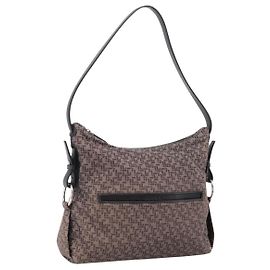 LOEWE Bolsa de Ombro Canvas Gray Silver Outro