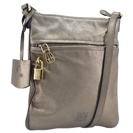 LOEWE Shoulder Bag Leather Gold Altro