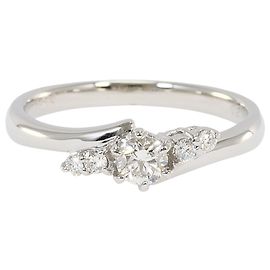 Autre Marque PT900 Platin-Ehering mit Diamant Andere