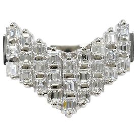 Autre Marque Platin-Diamant-Bandring Andere