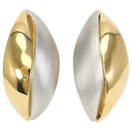 Autre Marque Orecchini a clip in platino PT900 e oro giallo 18K D'oro Altro