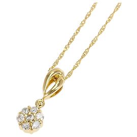 Autre Marque Collana in oro giallo 18K con diamante D'oro