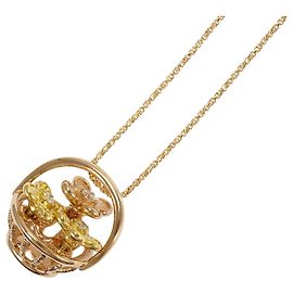 Autre Marque 18K Gold Necklace with Diamond Golden