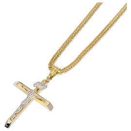 Autre Marque Collana in oro giallo e bianco 18K D'oro